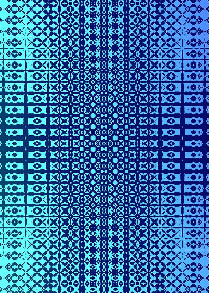 Sea blue abstract pattern