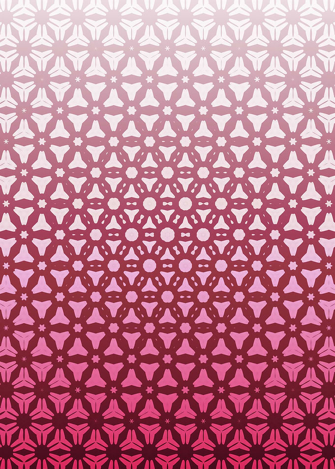 Pink honeycomb pattern