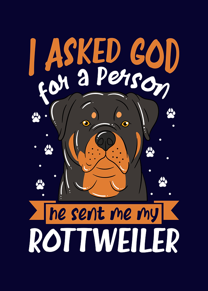 Funny Rottweiler Dog