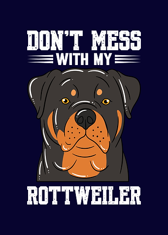 Funny Rottweiler Dog