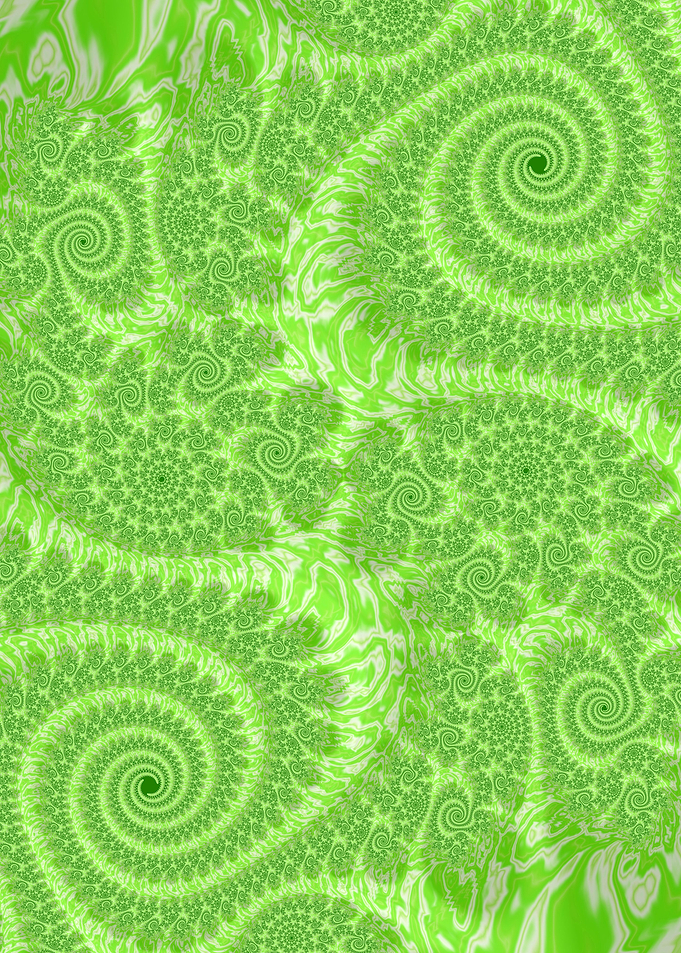 Psychedelic Green Fractal