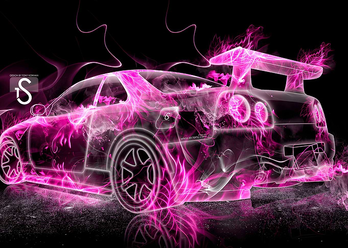 Nissan GTR Neon Car