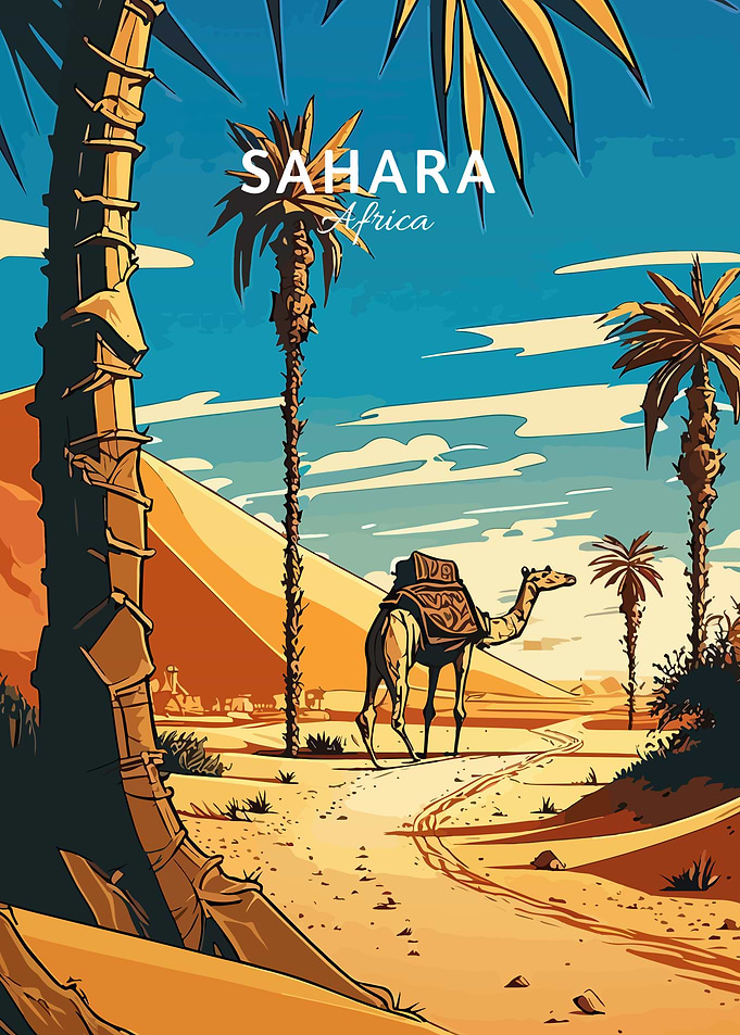 Travel to sahara