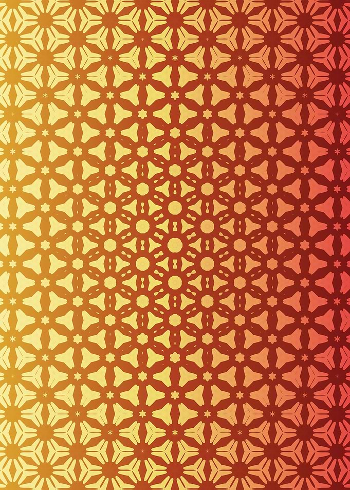 Golden Honeycomb pattern