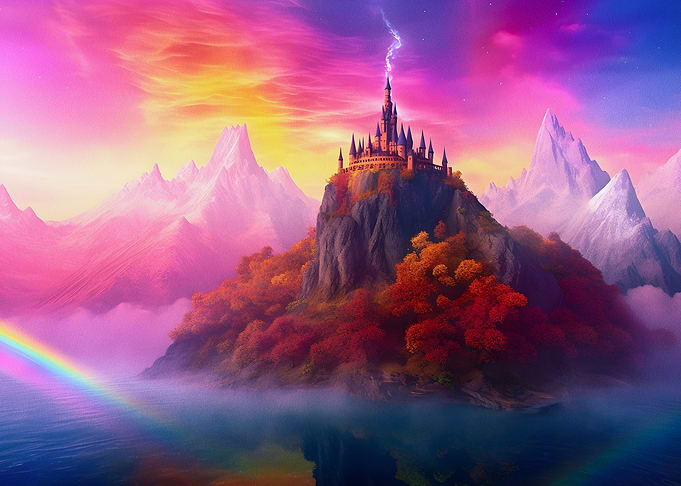 Surreal Fantasy Landscape