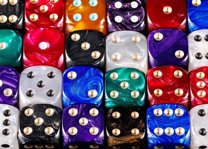 Dice for board game