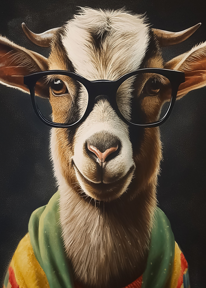 Goat with Glasses