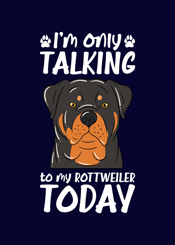 Funny Rottweiler Dog