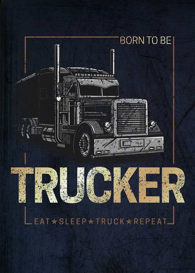 Trucker Profession Vintage