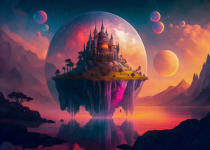surreal Fantasy Landscape
