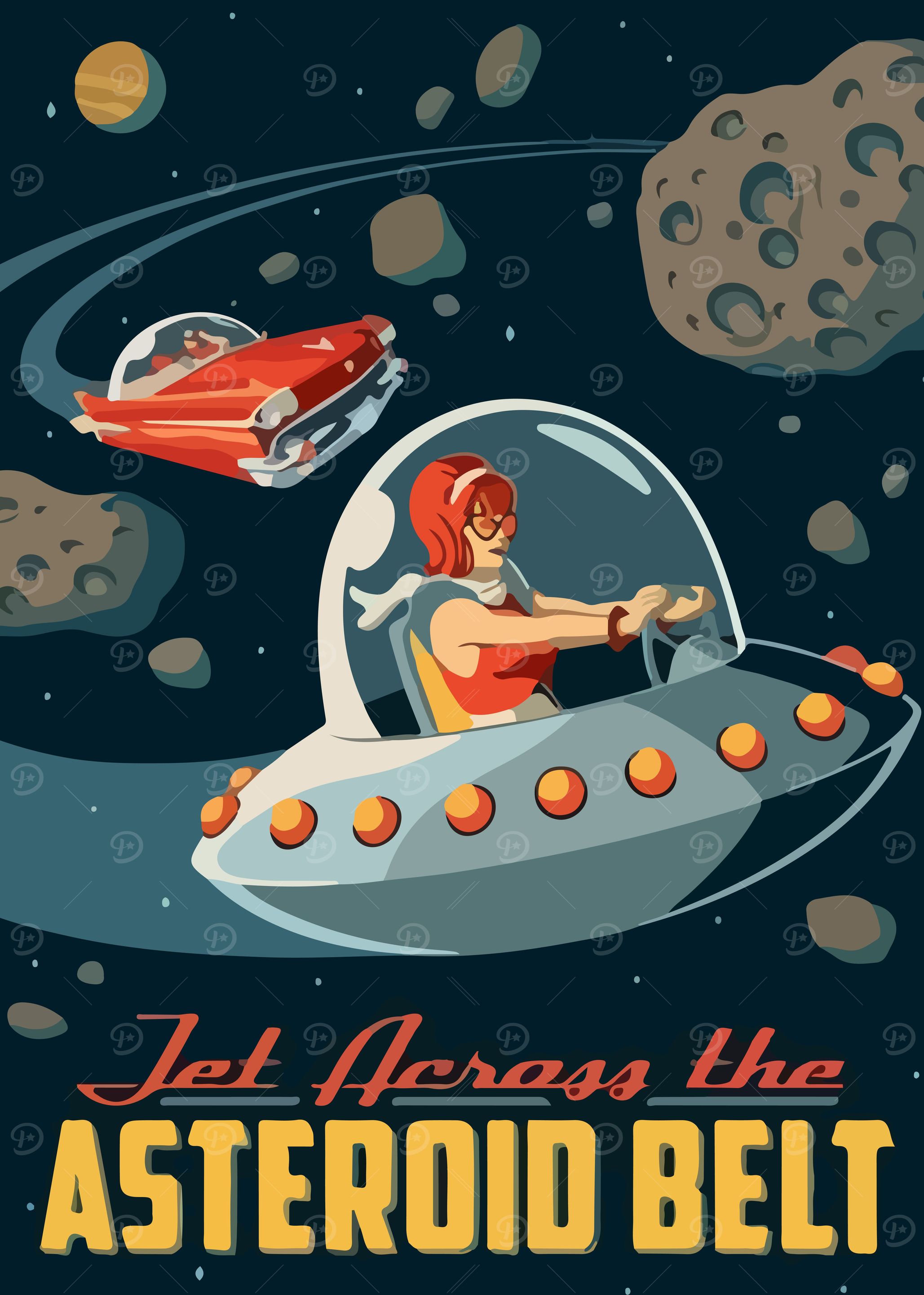 looking asteroid