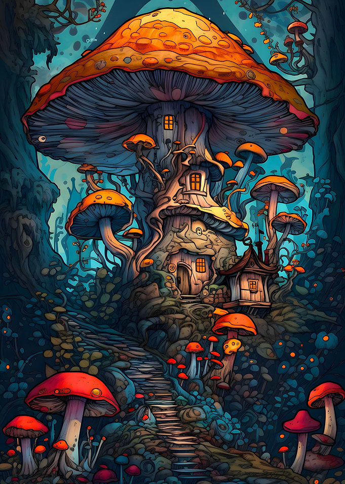 Forest Mushroom House