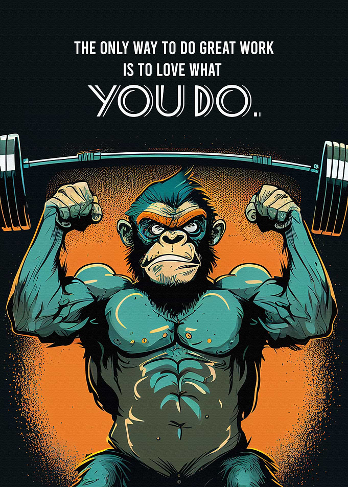 Monkey Fitness Motivation