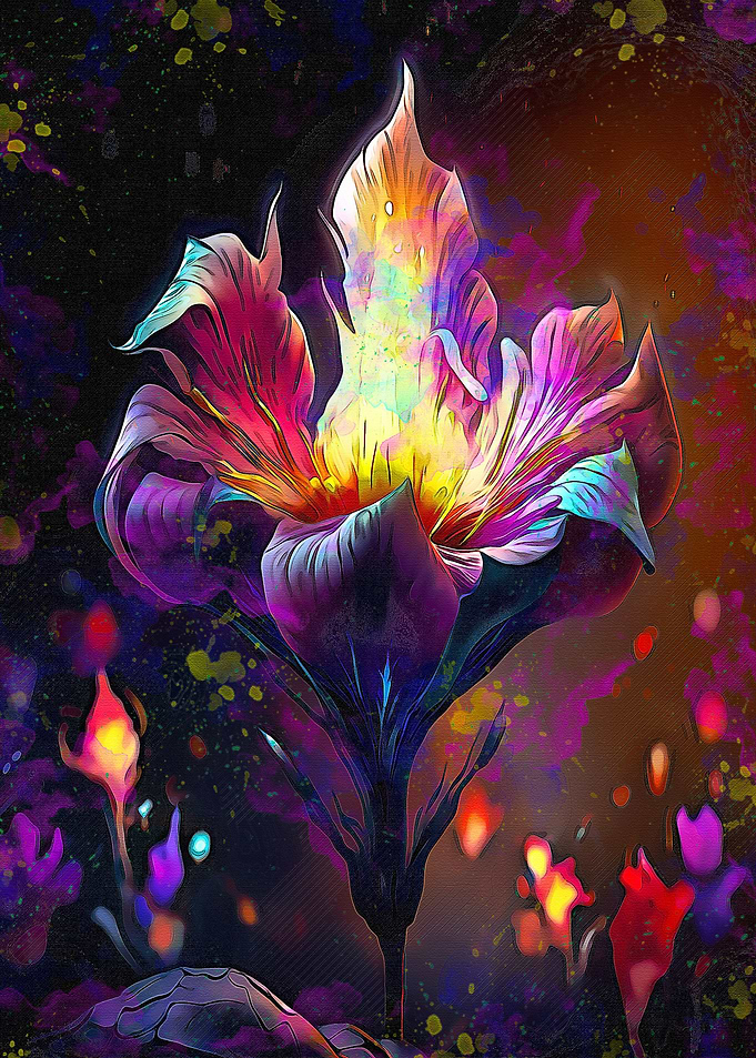 Magical flower
