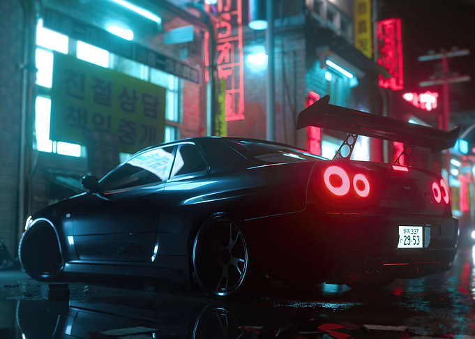 Nissan Skyline Retro