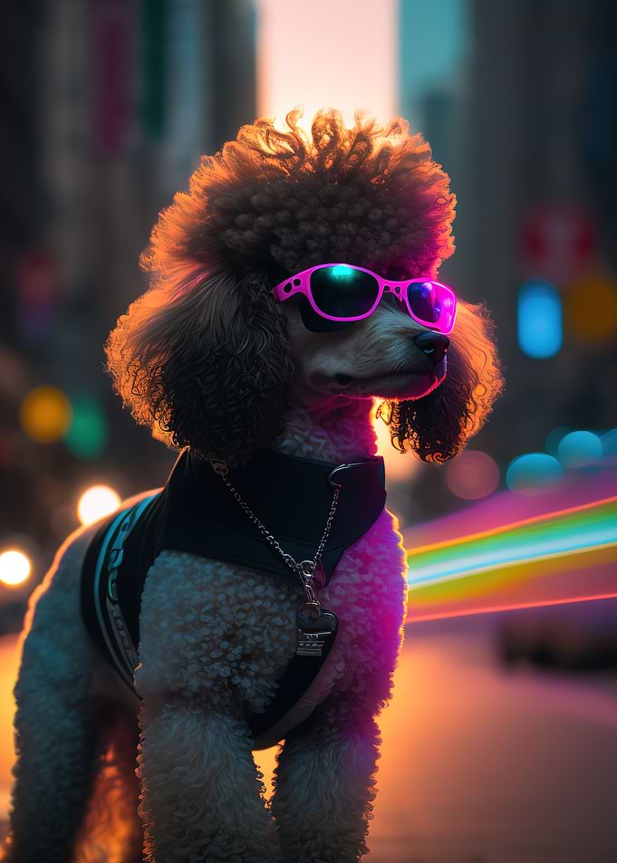 dog poodle