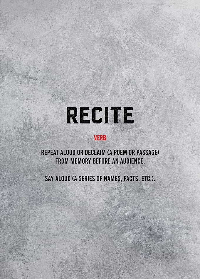recite definition