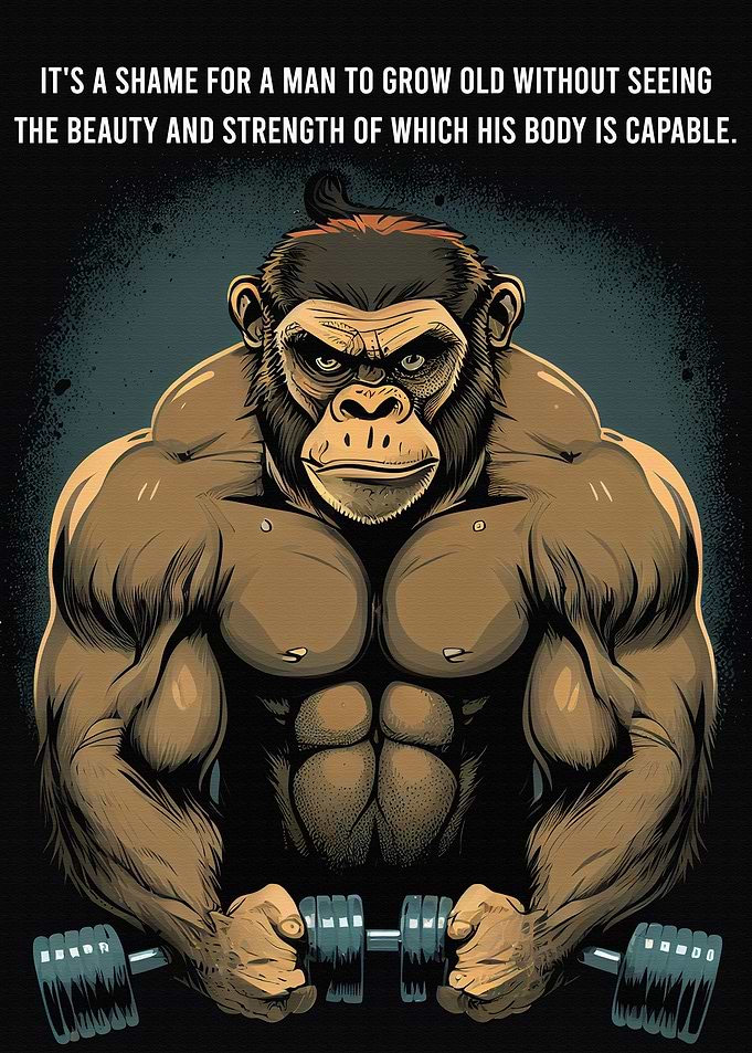 Monkey Fitness Motivation