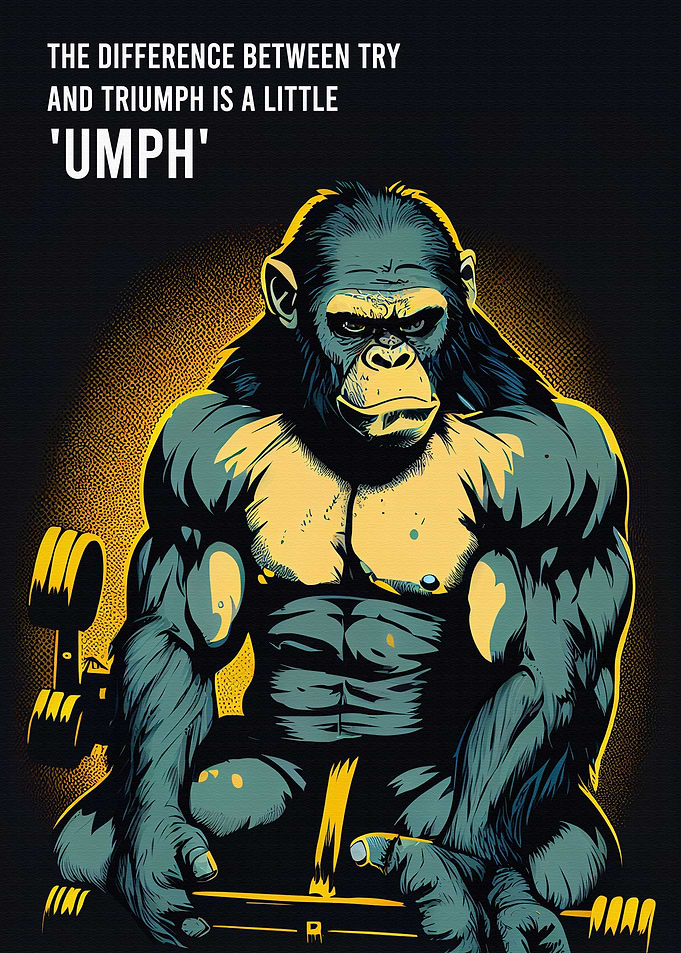 Monkey Fitness Motivation