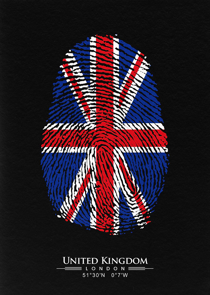 united kingdom finger flag