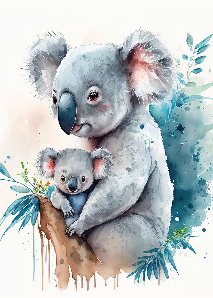 Koala watercolor
