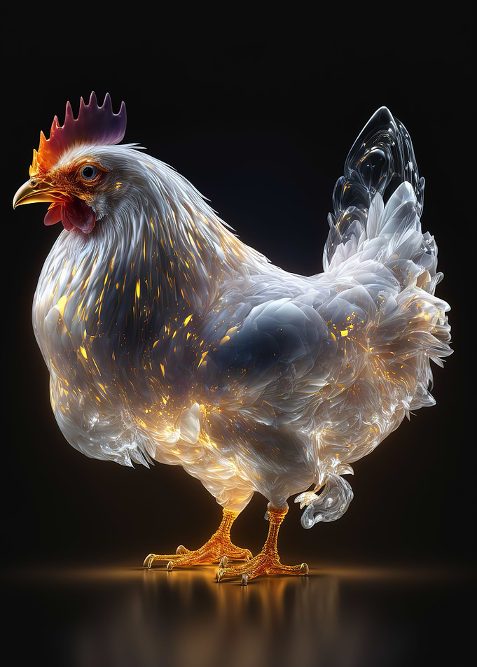 chicken colorful