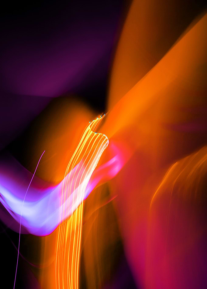 Orange And Blue Background