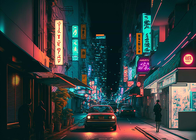 Tokyo Street in Japan