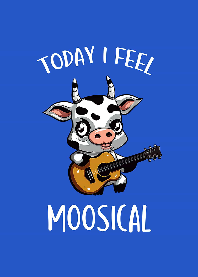 Moosical Cow Funny Music