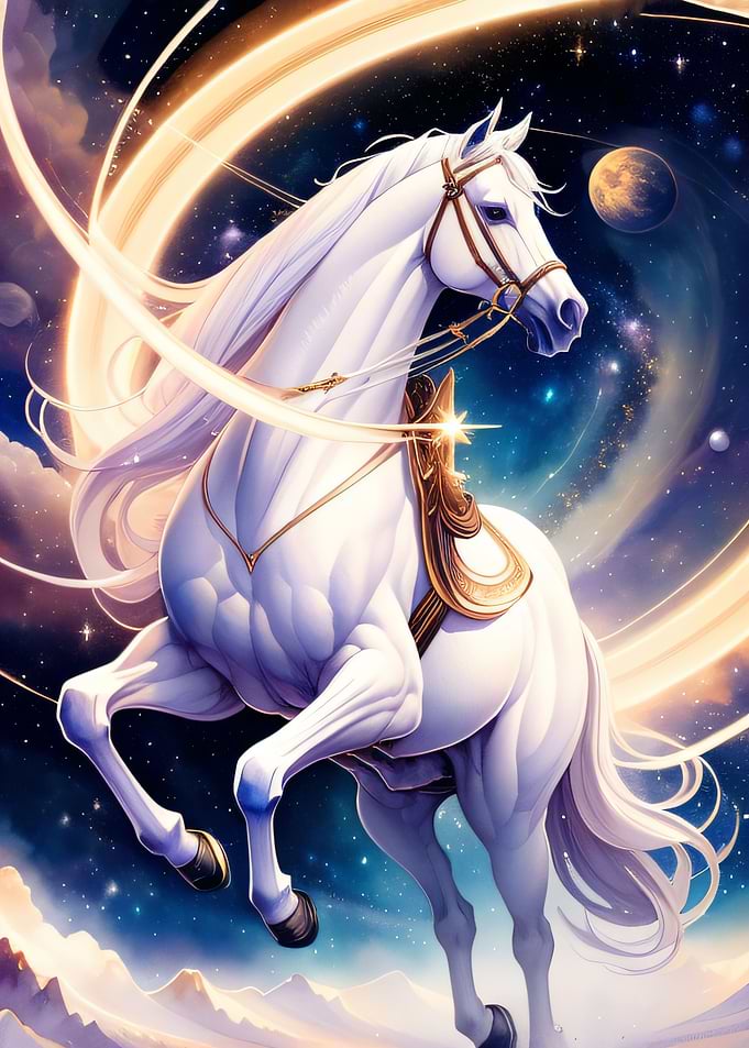 Horse in Saturn