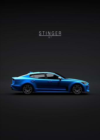 2022 Kia Stinger GT Blue