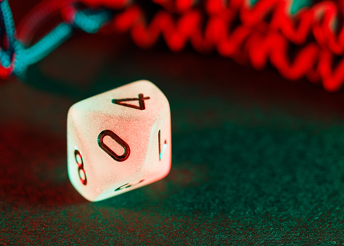 Dice for board game