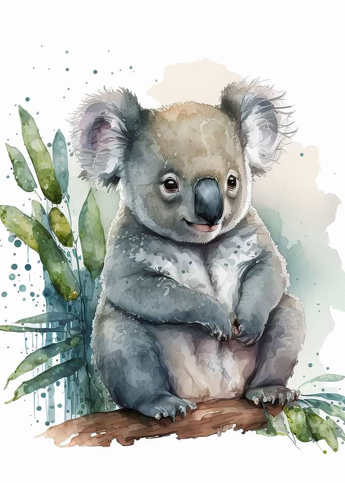 Koala watercolor