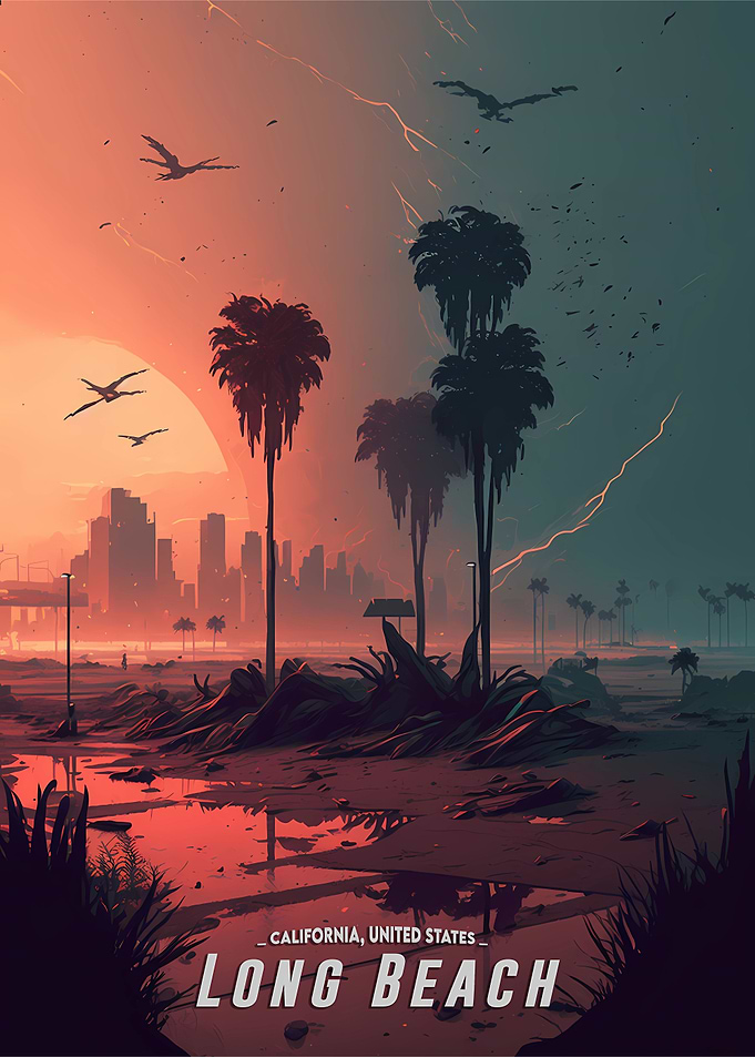 Long Beach Cityscape vista