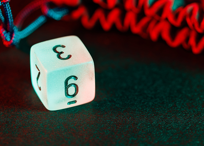 Dice for board game