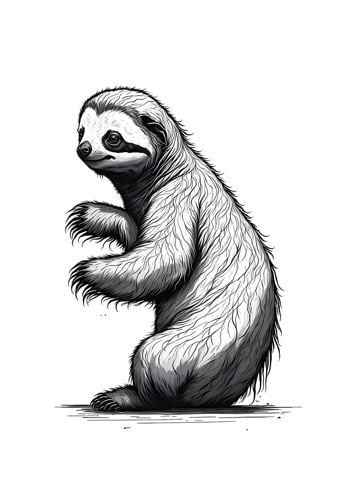 Cute Baby Sloth