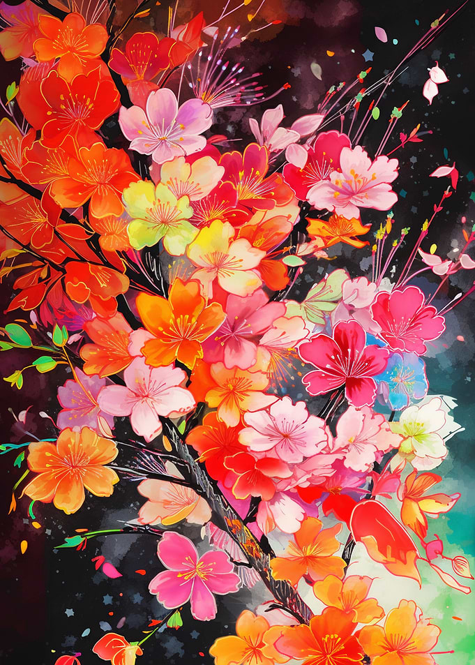 Vibrant Cherry Blooms