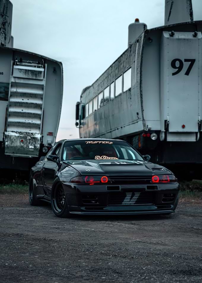 Black Nissan Skyline GTR
