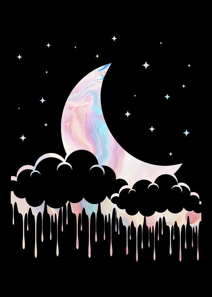 Moon Kawaii Crescent