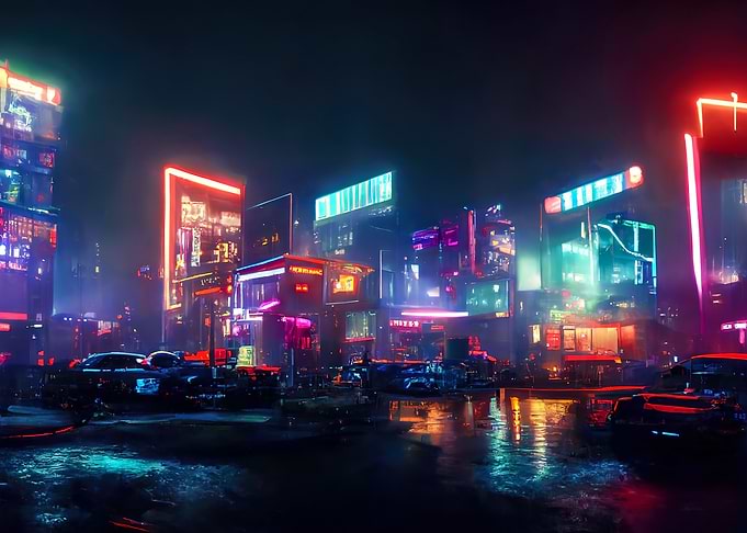 Cyberpunk Neon City