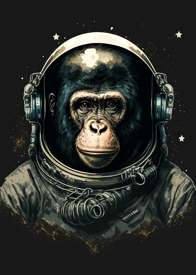 Chimp astronaut