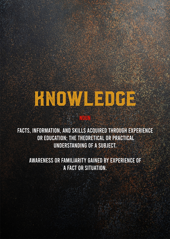 knowledge definition funny