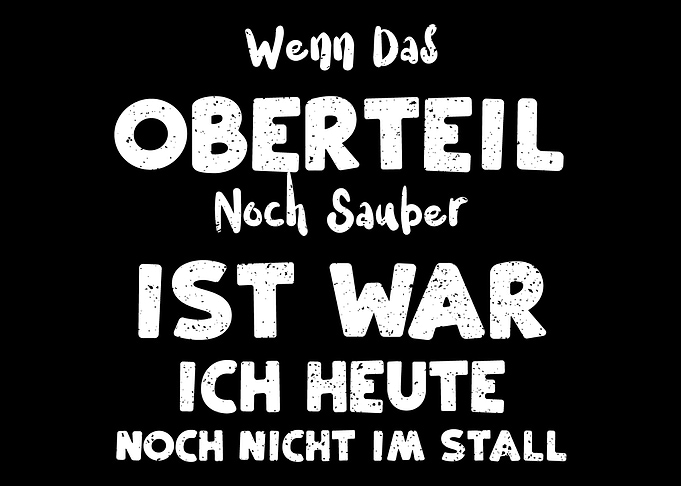 Wenn Das Oberteil Noch Sau