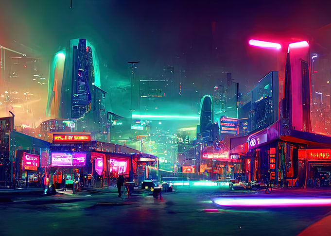 Cyberpunk Neon City