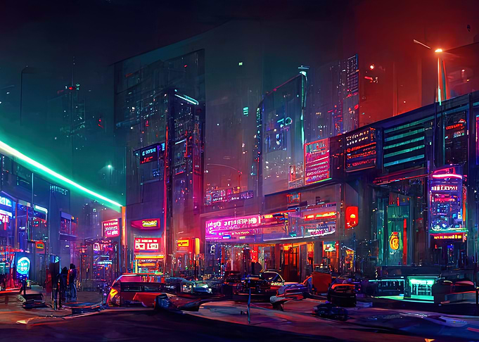 Cyberpunk Neon City