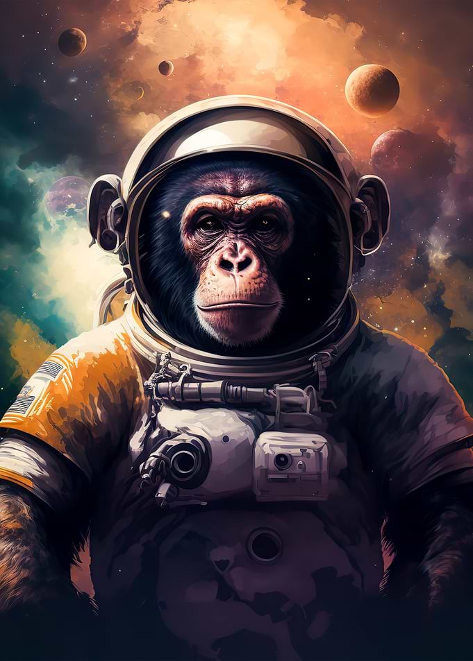 Chimp astronaut