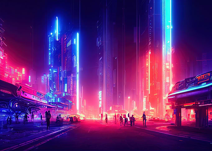 Cyberpunk Neon City