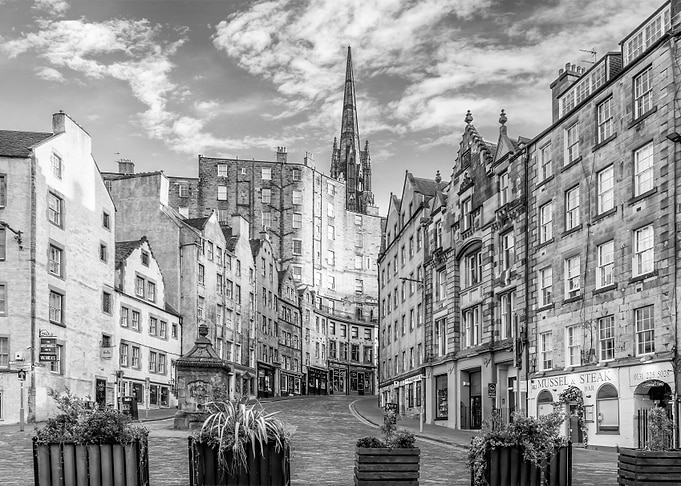West Bow in Edinburgh