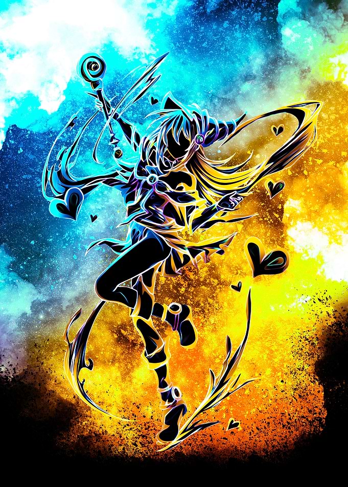 Soul of girl witch