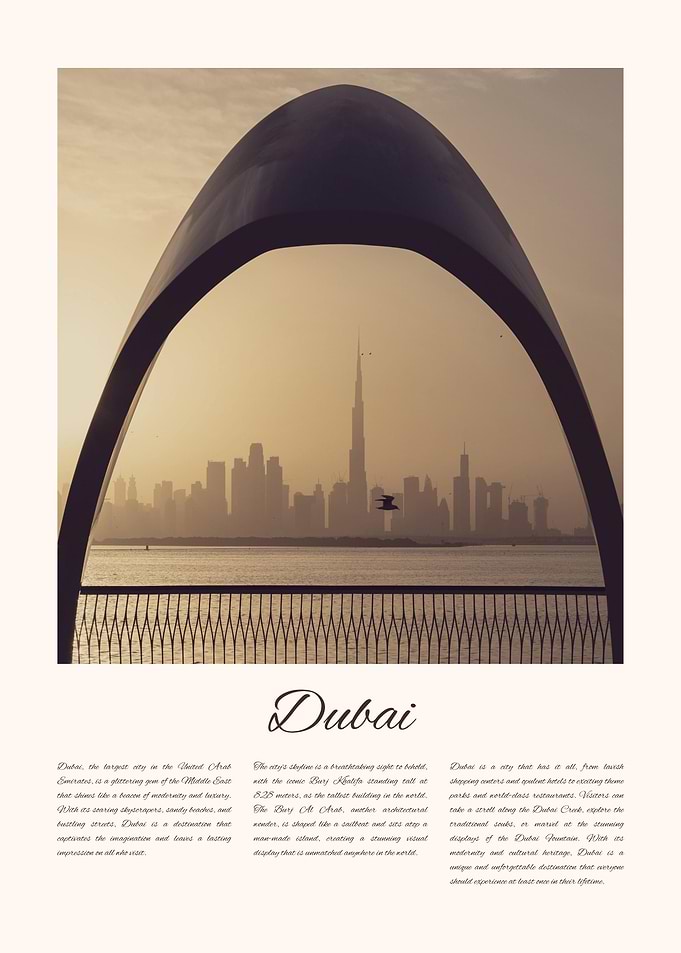 Dubai Poster